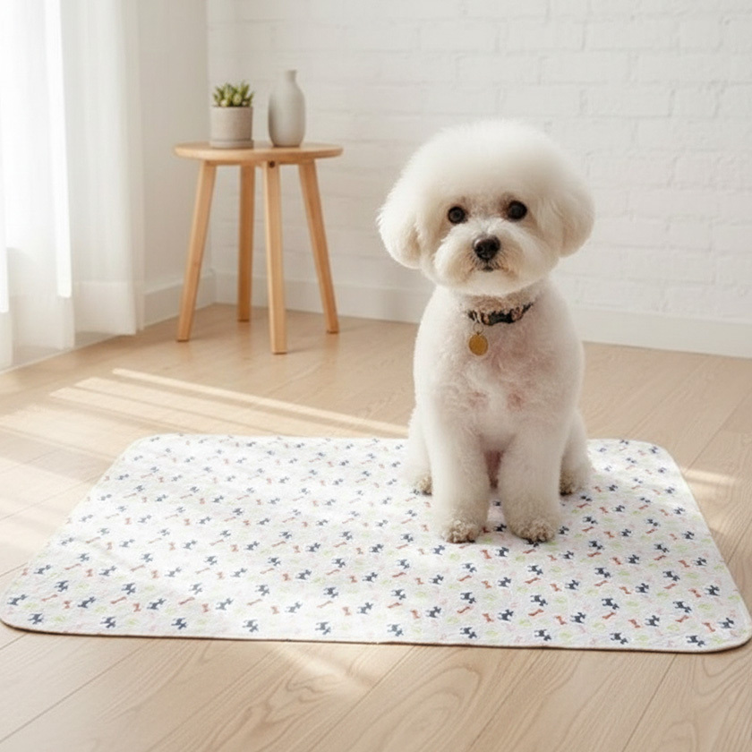[펫코노미] 강아지 빨아쓰는 소변매트 패턴형